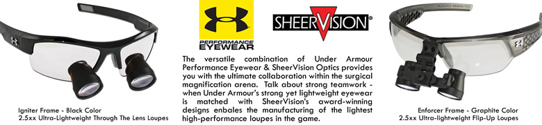 Overview of SheerVision - Under Armour Performance Eyewear Surgical-Dental Loupes